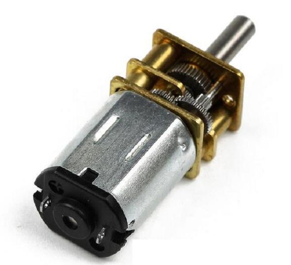 1 Uds Mini Motor eléctrico de CC N20 30/600/1000/1200 RPM DC3/6/12V Micro motores reductores de engranajes de desaceleración para coche Robot