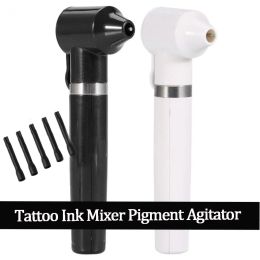 1 stcs elektrische tattoo inktmixer blender permanente make -up tattoo accessoires tattoo inkt cups leveren met 5 stcs pigment inktsticks