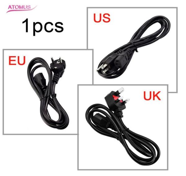 1 pièces EUUKUS prise cordon d'alimentation ca câble 1m 100cm 3 prises contacts lumière LED adaptateur secteur EUUKUS prise câble ligne de charge 1098415