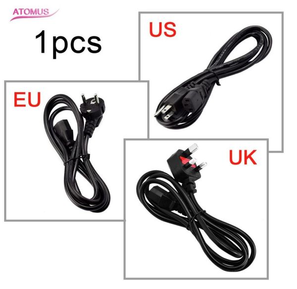 1PCS EUUKUS PLIGN CABLE CORDE D'ALIMENTATION 1M 100CM 3 CONTACTS DE PLIGS ADAPTER LED LED LIGNE EUUKUS Câble de fiche Câble de charge 5194443