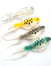 1pcs plie appât modèle de queue de pêche de pêche 12 cm 8G Gel de silice artificielle Larve de pêche douce Bât Wobbler Minnow Lure BAIT Soft6727681