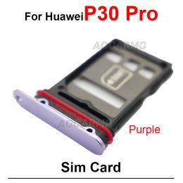 1pcs pour Huawei P30 Lite Pro P30lite SIM Carte Tray Slot Holder P30pro Remplacement Pièces Sky Bleu