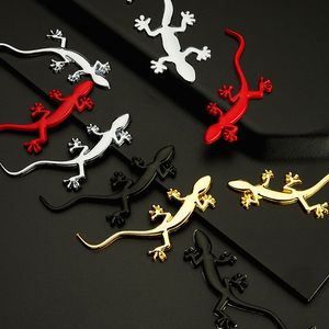 1PCS Funny 3D Metal Gecko Lizard Badge Logo Sticker Decal Emblème Emblèmes Autorise pour Audi A3 A4 A5 A6 Q3 Q5 Car Style