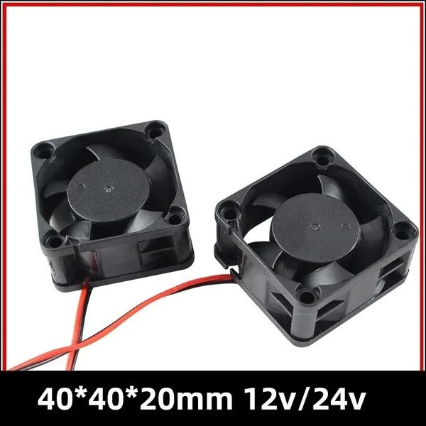 1pcs GDstime 40 mm 24V 12V 5V 4020 Mini Mini Mini Fase de enfriamiento Rodamiento de bolas Rojing de manga 2pin 4cm 40x40x20mm