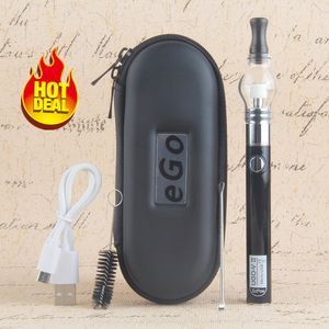 1 Pcs Verre Globe e Cigarette Starter kit Vaporisateur D'herbes Sèches ecigs Cire Vape Stylo ego t evod UGO V II 510 Fil Batterie Cigarette Électronique