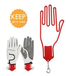 1pcs Golf Gloves Glants avec chaîne de clés en plastique Glove Rack Sèche de séchoir 8 couleurs 2052067