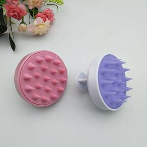 1 pièces peigne de lavage des cheveux Silicone tête brosse de Massage corps shampooing cuir chevelu Massage brosse peigne cheveux lavage peigne douche bain brosse