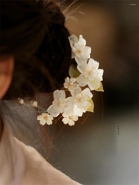 1 PPCS Sechlepin estilo chino para el cabello de floración Cheongsam accesorios ropa de té hanfu tocado clásico mujer regalo de niña