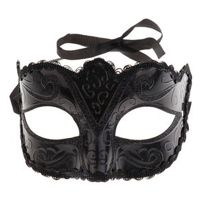 1 pièces Halloween Sexy masque pour les yeux noir blanc dentelle vénitien mascarade diadème Sexy femmes masque femmes hommes déguisement pour carnaval fête