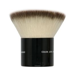 1 PCS Cepillo de cepillo sin costura de alta densidad Top plana con bolsa de almacenamiento Magno de maquillaje Polvo Blush Kabuki Cosmetics Herramientas