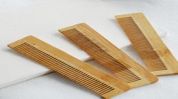 1 Uds. Peine de madera de masaje de alta calidad cepillo de ventilación de cabello de bambú cepillos cuidado del cabello y masajeador de SPA de belleza Whole1717073