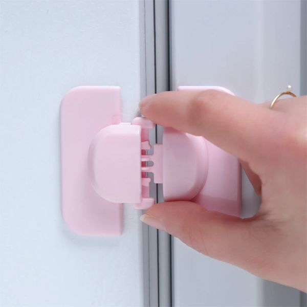 1 PCS Home Refrigerador de refrigerador Freezer Puerta Polche de pestillo Captura para niños Niños Gabinete para niños Seguridad para bebés Se necesita bloqueo infantil