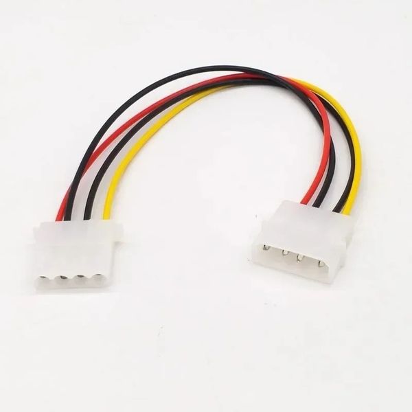 1pcs ide 4 broches molex femelle à alimenter le connecteur du connecteur Câbles de câble