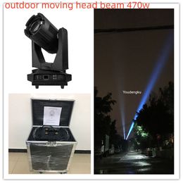 1 stks IP65 outdoor waterdichte bewegende koplampen 470 w 20r scherpe sky beam spot light met flightcase