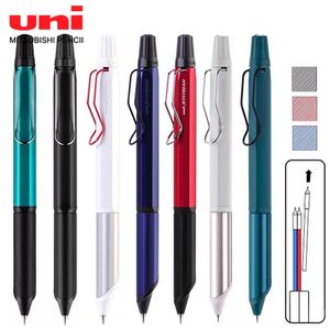 1 pièces japon UNI JETSTREAM stylo Gel Ultra fin stylo multifonctionnel SXE3-2503 rouge bleu noir encre métal mignon papeterie étudiant cadeaux 240119