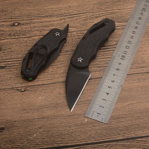 1 Uds KS4700 cuchillo plegable de bolsillo 8Cr13Mov hoja negra 6061-T6 mango EDC cuchillos de carpeta con caja de venta al por menor