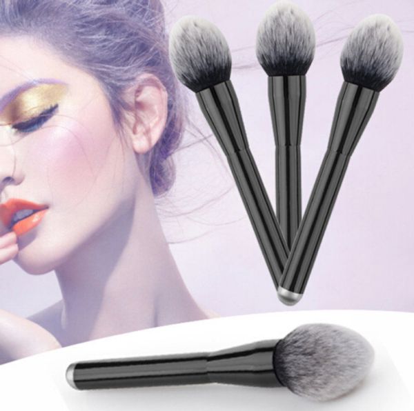 1 Uds grande suave gran rubor llama cepillo base maquillaje cepillo herramienta cosmética venta al por mayor envío gratis