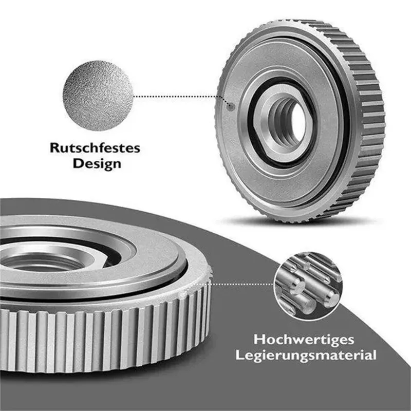 1 Stuks Vergrendelingsplaat Chuck voor M14 Haakse Slijper Chuck Gereedschap Snel vastklemmen Quick Release Moer Klem en Apparaat