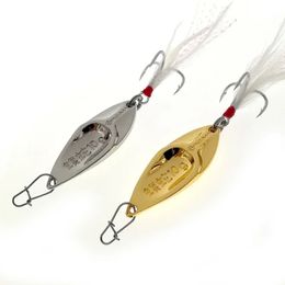 1pcs long tir 7.5 / 10/15/20G Métal de serpent VIB LAME LURE VIBLAGES DIBRATION BAITS