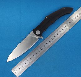 1 Uds M3352 cuchillo plegable Flipper D2 hoja satinada G10 con mango de acero EDC cuchillos de bolsillo arandela de rodamiento herramienta de supervivencia al aire libre