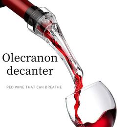 1 PCS Magic Vino Decanter Aireamiento Aireamiento Airador Pout Decanter Airator de vinos Aireamiento rápido Bomba de herramientas de vertido Filtro portátil