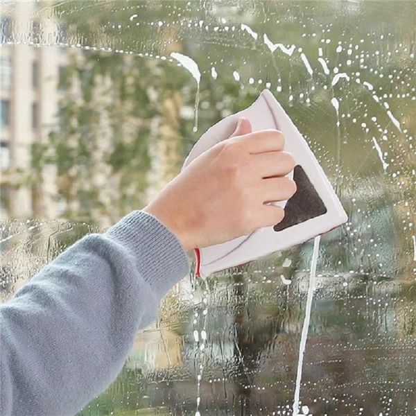 1 Uds limpiador de ventana magnética limpiaparabrisas cepillo magnético de doble cara para lavar herramientas de limpieza de ventanas arandela de ventana magnética Y2003202869