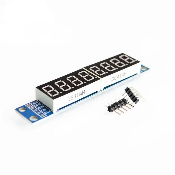 1 PCS MAX7219 Módulo LED 8 dígitos 7 Segmento Tubo de pantalla LED digital para Arduino MCU 100% NUEVO ORIGINAL