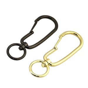 1 stks metalen grote snap hook kreeft klemmen clips veerpoort lederen vaartuig kleine huisdier riem zakband swebbing sleutelhang haken diy