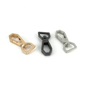 1PCS Metal Polygonal Pivotant Trigger Hook Snap Spring Gate Classes Clips Couiner CEULLE PET LEUS SAG SCRRAPLE CORDE