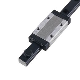 1PCS MGN MGN9 MGN12 MINIATURE LINEAR GUIDE Rail 100-1000 mm + 1pcs MGN H / C chariot à glissière noire pour pièce d'imprimante 3D