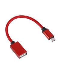 1PCS micro USB mâle à l'adaptateur OTG mâle de type USB Câble Adaptateur de câble masculin Câble USB pour le téléphone Android Adaptateur