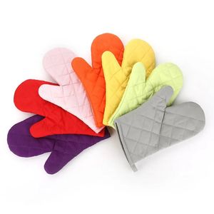 1pcs four micro-ondes Gant Isulate Kitchen Tool Tool Glants Gants Cotton Coton Time Res résistant aux gants de cuisine à mitaine résistante à la chaleur