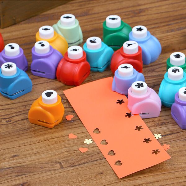 1PCS Mini Scrapbook Punchs Kid Child Paper Carte Shaper Punch Papier Paper Handmade Cutter DIY Craft Tags Punch Hole Puncher