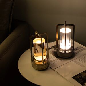 1 stks morden stijl led touch moderne kristallen tafellamp voor slaapkamer restaurant bar bed nachtlampje oplaadbare tafellamp
