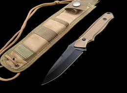 1pcs Nouveau papillon 140bk Survival Tactical Straight Couteau 154cm BLADE BLADE FULLE TANG ALLIME ALLIAM ALLIAGE AVEC NYLON SHEATH6015851