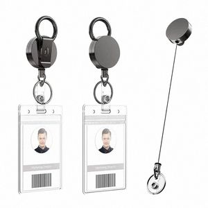 1PCS Nouvelle carte CLIE CLINE CLINE RÉTRACTABLE PULLE CLÉ CLAGE CHAPE RINE REEL DÉLONSABLE BELLE REEL ID LANE DU NOM DE CARDE TAGE BADGE DU BADGE Y71H #