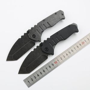 1 pièces nouveau CK7803 couteau pliant de survie 5Cr13Mov pierre noire lavage Tanto Point lame G10/poignée en acier Camping en plein air randonnée EDC Pocket Folding Knives