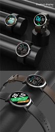 1 PCS Nuevo RC06 Smart Watch impermeable Oxygen Pulsera Monitor de sueño Monitor de sueño Presión arterial Fiess Touch Música redonda 1.28 Pantalla de color