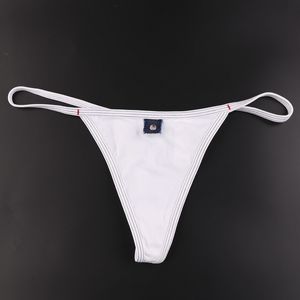 1 stks Nieuwe Sexy Vrouwen Thongs Hoge Kwaliteit Meisjes Low Rise White Fashion G-String Ondergoed Bikini voor Dames T-Back Hot Sale S923