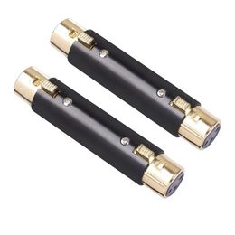 1 stks Nieuwe XLR Vrouw Naar Vrouw, XLR Vrouw Naar 3 Pin Vrouwelijke Adapter Wisselaar Connector, voor Stereo Microfoon Kabel