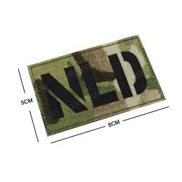 1pcs nld Pays-Bas Flag infrarouge réfléchissant IR Patch Holland National Emblem Néerlandais Tactical Sticker Hook Loop Badge