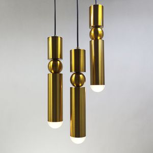 1 stks Nordic Modern Hanger Lights Plated Gold Silver Iron Creatieve Opknoping Lamp Dining Woonkamer Slaapkamer Balkon Licht Armatuur