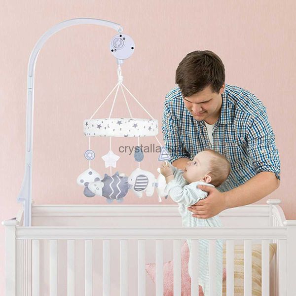 1pcs Nordic Style Baby Bed Rattle Cartoon Animal Toys For Crib Toddler Bed Bell Beld Jouant Kids Poustette Hanging Dolls Gift HKD230817