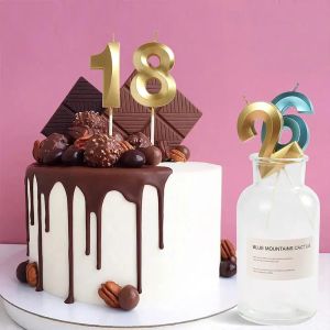 1 stcs nummers verjaardag kaarsen cake topper baby verjaardagsfeestje jubileum bruiloft goud blauw 1 2 3 4 5 6 7 8 9 0 kaarsen