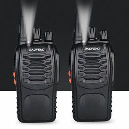 1 stks of 2 stks lot bf 888s walkie talkie twee manier radio set bf 888s uhf 400 470 mhz 16ch walkie talkie radio transceiver