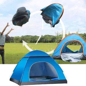 1 stcs Outdoor Automatic Tent, Family Camping Tent, Easy Open Camp Tents, Ultralight Shade, voor 2-3 persoon toeristisch wandelen H220419