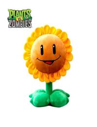 Geen verzendkosten!1 stcs/pack 12inch 30 cm mooie bloemplanten versus zombies popcap pluche speelgoed warm geel9176302