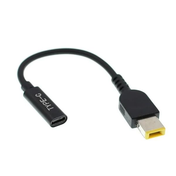 1PCS PD USB-C de type C Femelle à mini câble mince 16cm pour le comprimé ThinkPad 10 et Helix 2 Cordon de convertisseur d'adaptateur d'alimentation 12V