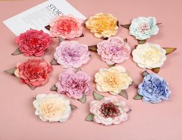 1pcs pivoine fleurs de soie artificielles têtes pour la décoration de mariage rose bricolage couronne boîte-cadeau scrapbooking artisanat faux flo jllNJU8917221