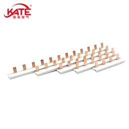 1 stcs pin type koperen busbar 4-12 manier voor MCB DZ47 luchtschakelaar Copper Bar Terminal Block 1p63a 2p63a